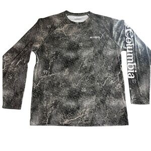 Columbia Realtree Fishing Long Sleeve Shirt Men's M/M Camo Performance Outdoor
